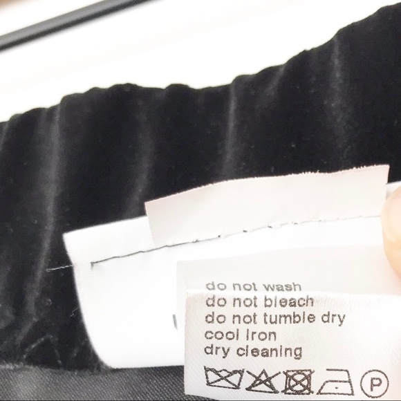 AKRIS PUNTO Mike Black Slit Hem Velvet Pants 14 NWT - Picture 11 of 13